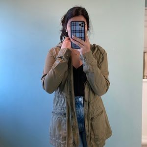 Army Green Long Jacket